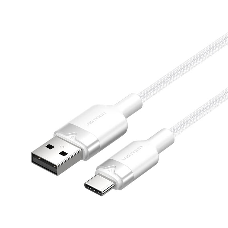 USB 2.0 A til USB-C 3A kabel Vention CTNWH 2M (hvid)