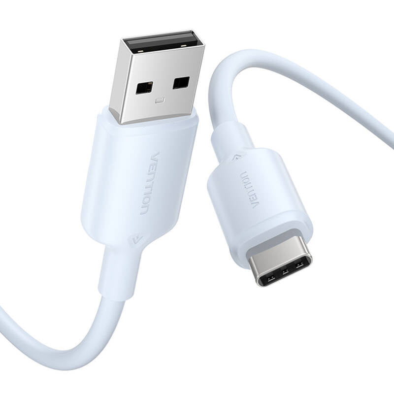 USB 2.0 A til USB-C 3A kabel Vention CTQLH 2M (blå)