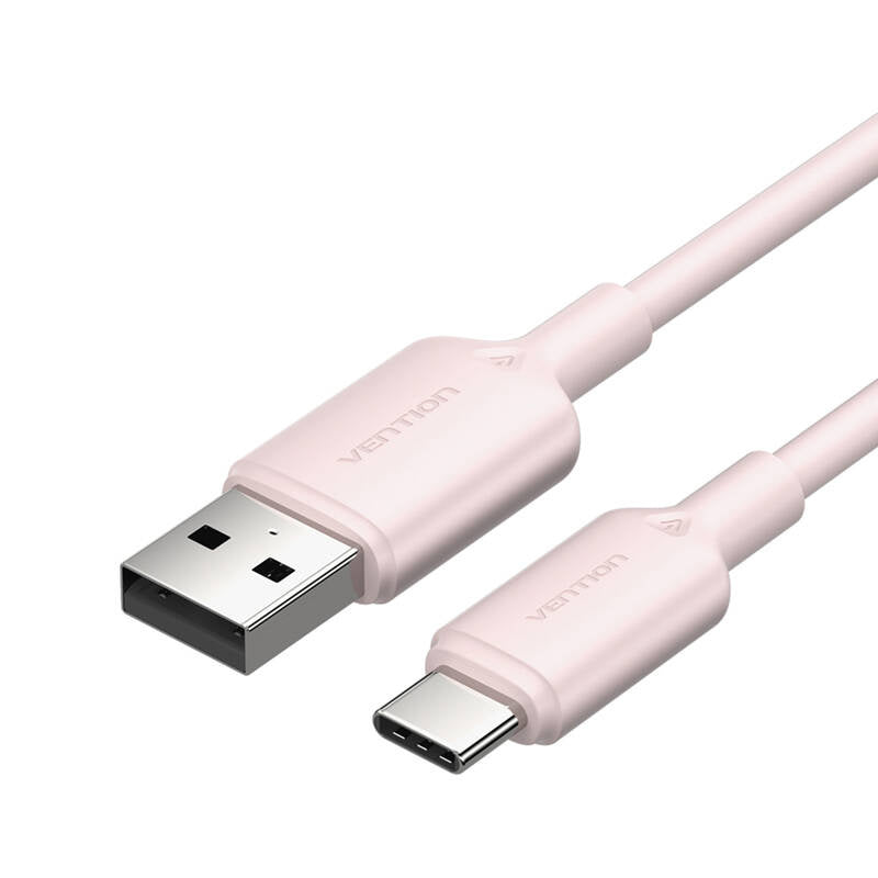 USB 2.0 A til USB-C 3A kabel Vention CTQPH 2M (rosa)