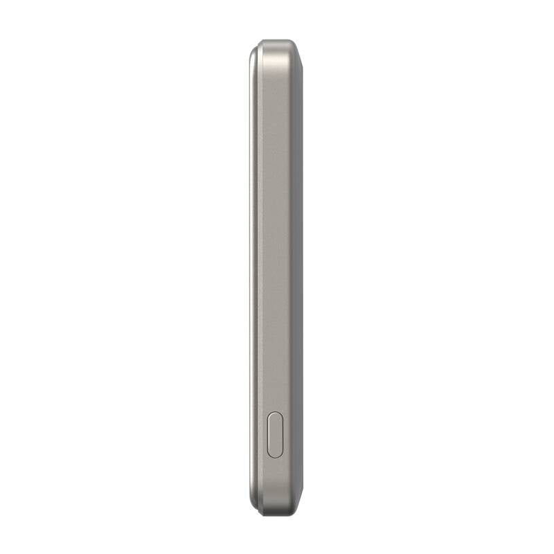 ESR Qi2 MagSlim 5000 mAh magnetisk powerbank med stativ (sand)
