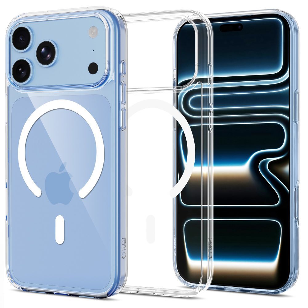 Tech Protect Flexair Hybrid Magsafe + Glas 2 Pak Iphone 17 Pro Max / 18 Pro Max Klar