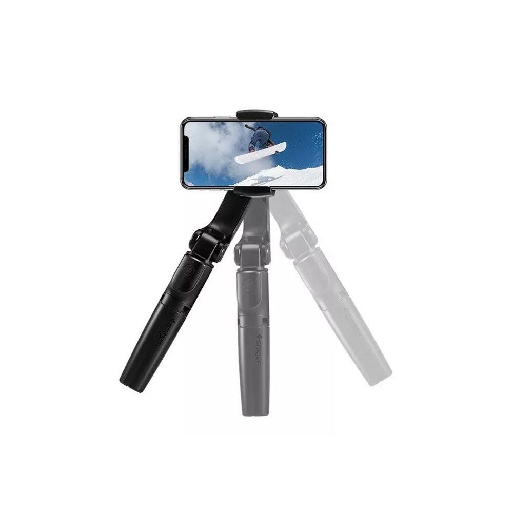 Spigen S610 W Gimbal Bluetooth Selfie Stik Sort