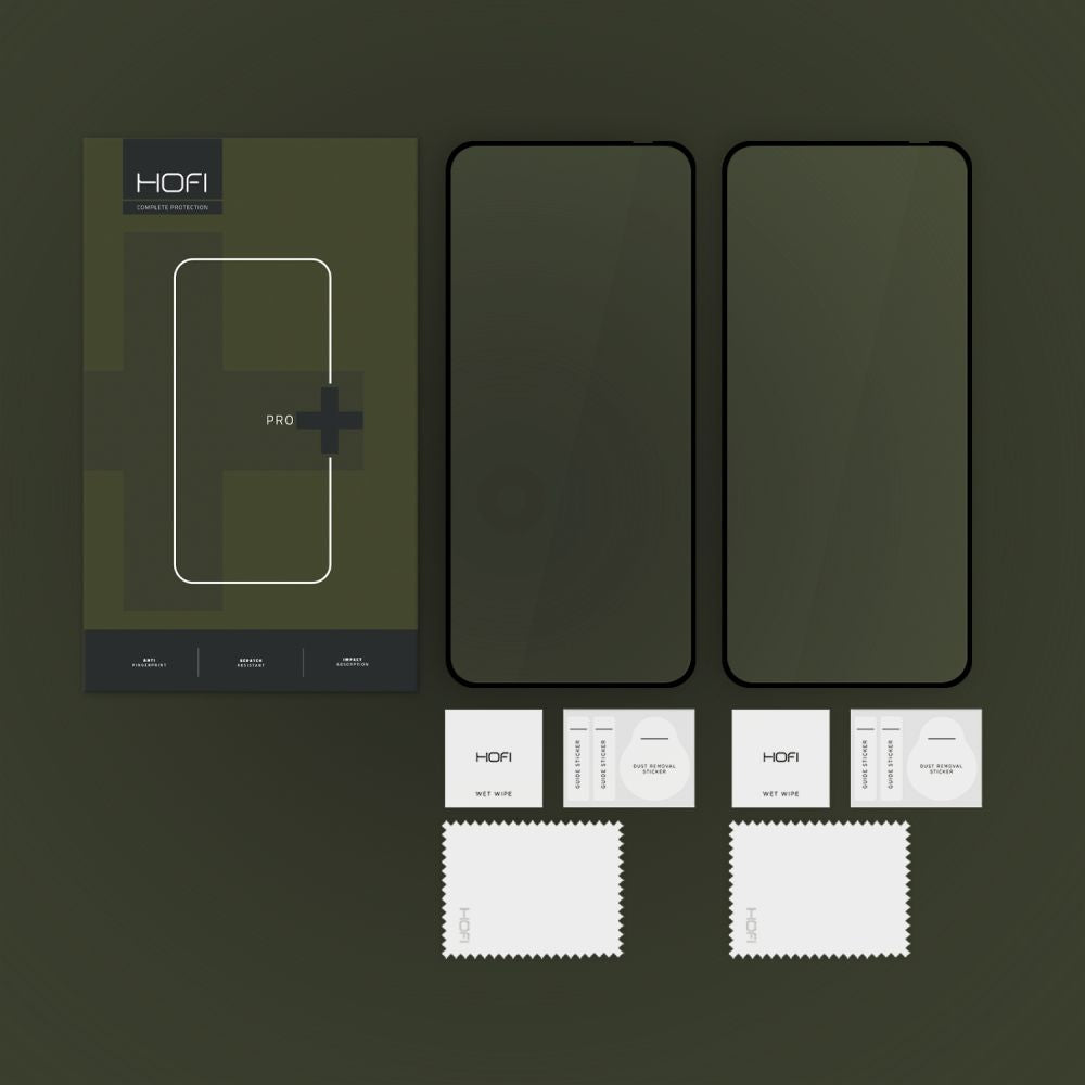 Hærdet Glas Hofi Glass Pro+ 2 Pack Motorola Edge 50 Neo / 60 Neo Black
