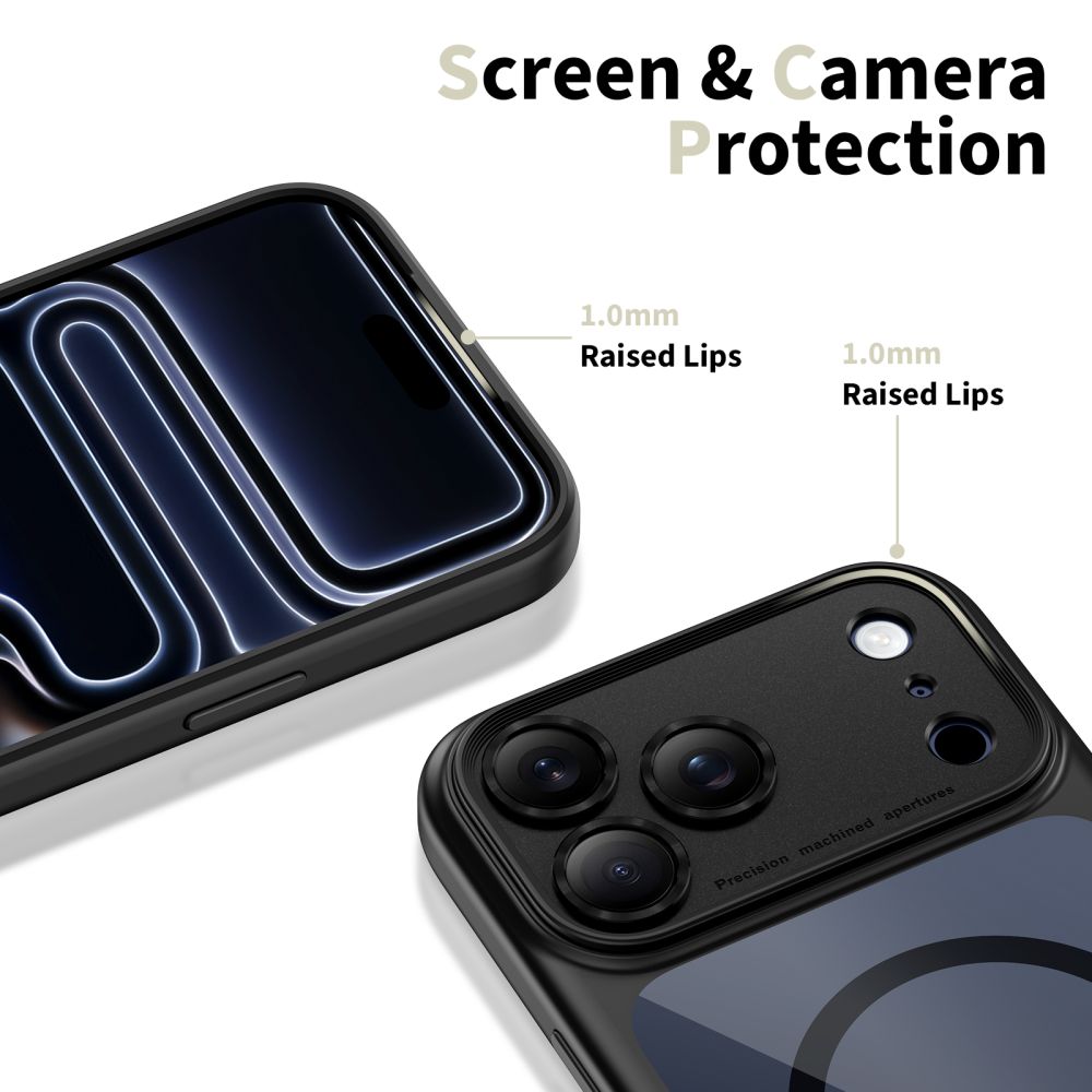 Tech Protect Magpeak Magsafe Cc Iphone 17 Pro Max Sort/Klar