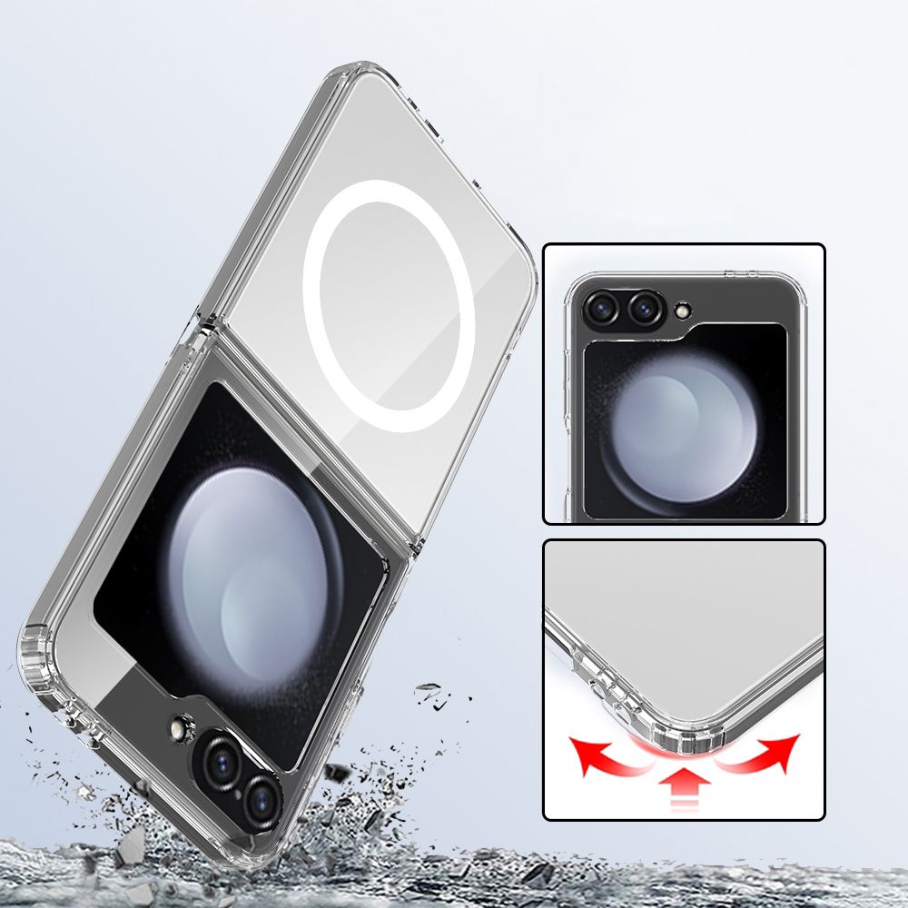 Tech Protect Flexair Hybrid Magsafe Galaxy Z Flip 6 / 7 Fe Clear