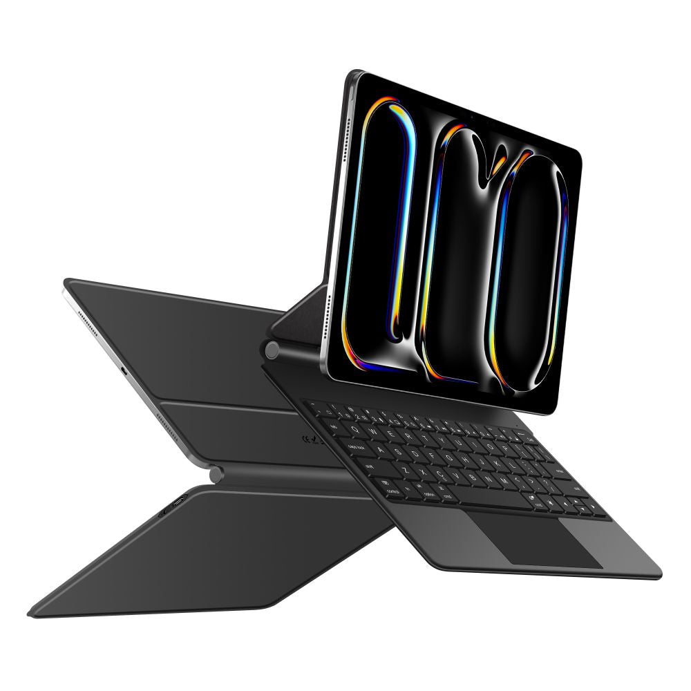 Tech Protect Smartcase Magnetisk + Tastatur Ipad Pro 11” 5/6 2024 2025 Sort