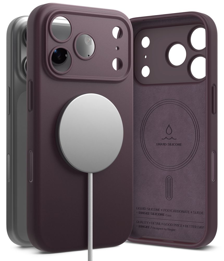 Ringke Silikone Magnetisk Magsafe Iphone 18 Pro Max Burgundy