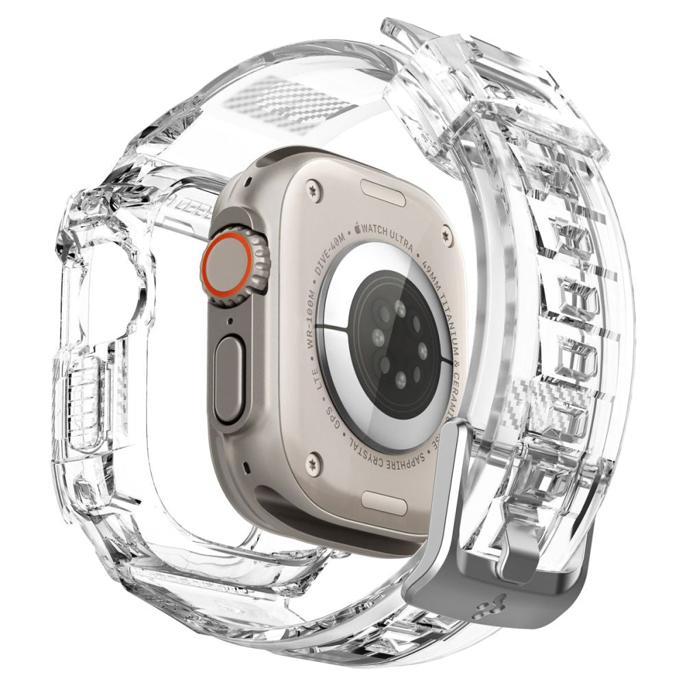 Spigen Rugged Armor ”Pro” Apple Watch Ultra 1 / 2 / 3 / 4 (49 Mm) Krystalklar