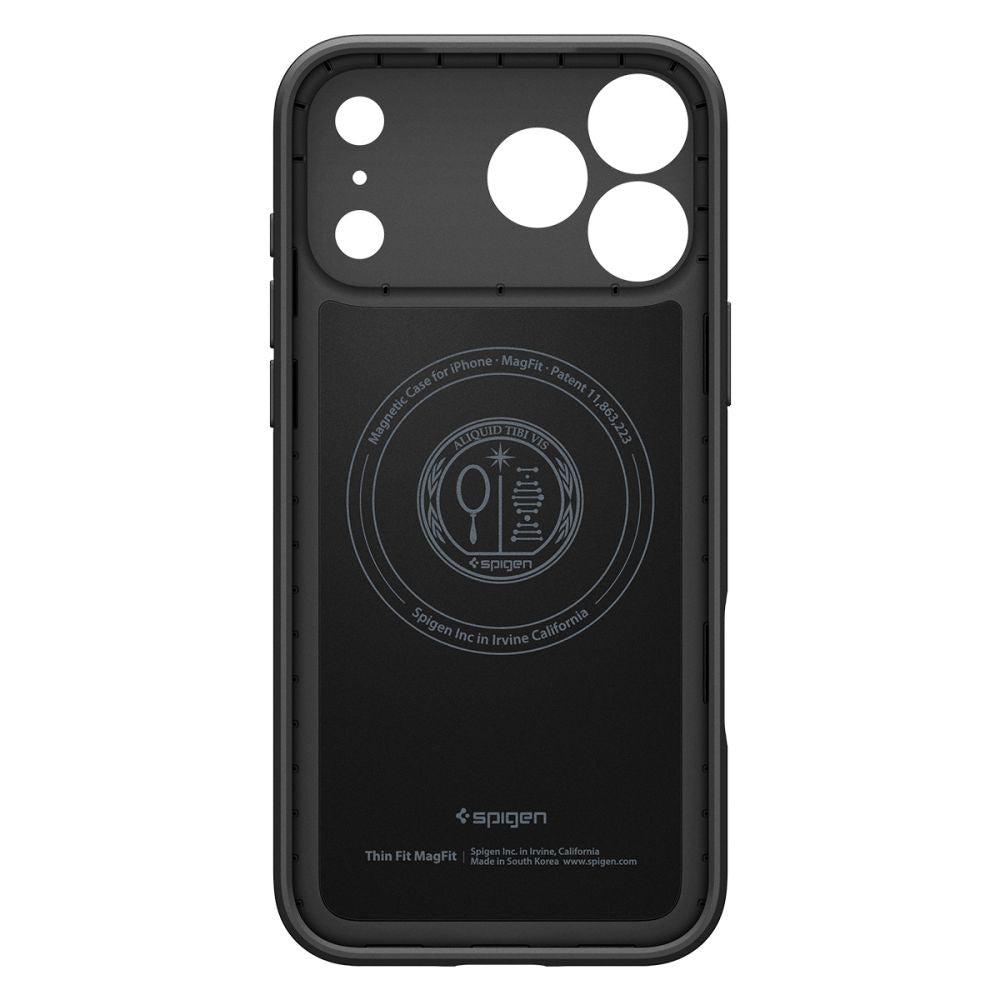 Spigen Thin Fit Magsafe Iphone 17 Pro / 18 Pro Sort