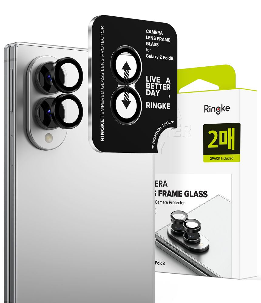 Kamera Beskyttelse Ringke Camera Ramme 2 Pack Galaxy Z Fold 8 Sort