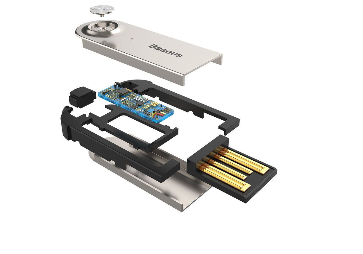 Baseus CABA01-01 lydkabel 0,5 m 3.5mm USB Type-A Sort
