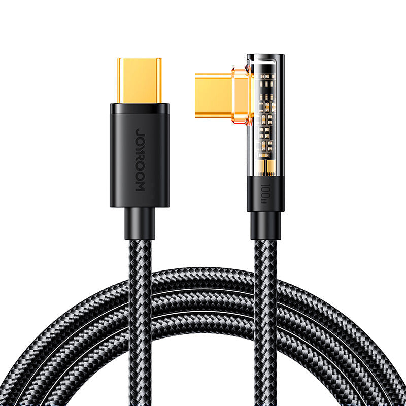 JOYROOM S-CC100A6 USB-kabel USB 3.2 Gen 1 (3.1 Gen 1) 1,2 m USB C 0,48 Gbit/sek. 100 W Sort