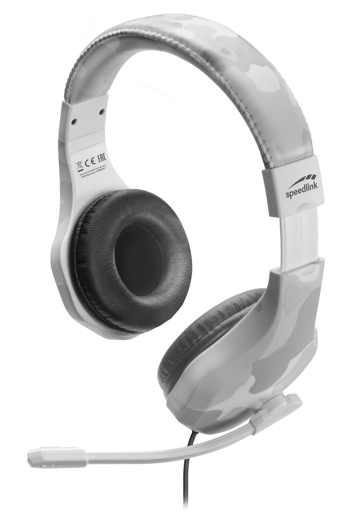 SPEEDLINK RAIDOR Headset Ledningsført Spil Hvid
