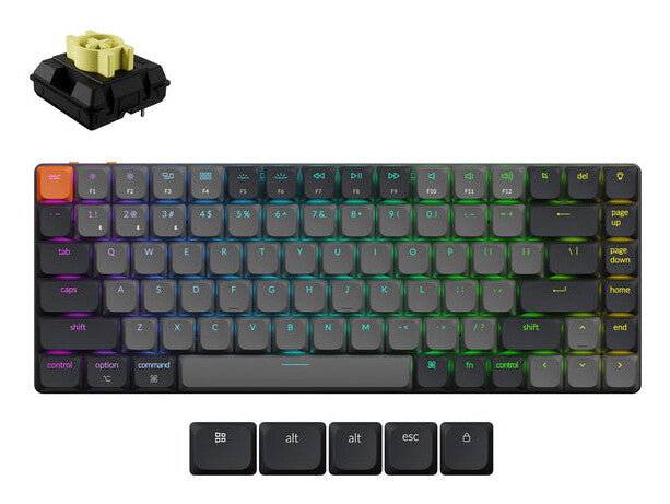 Keychron K3X-B4 tastatur Universel USB + Bluetooth QWERTY Engelsk Grå
