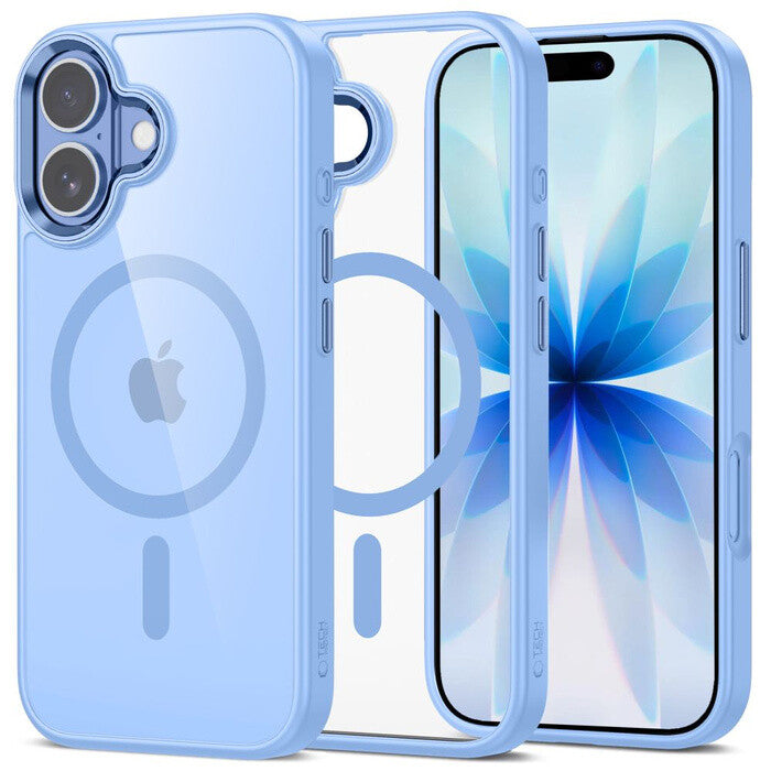 Tech-Protect 5906302334209 mobiltelefon etui 16 cm (6.3") Cover Blå, Transparent