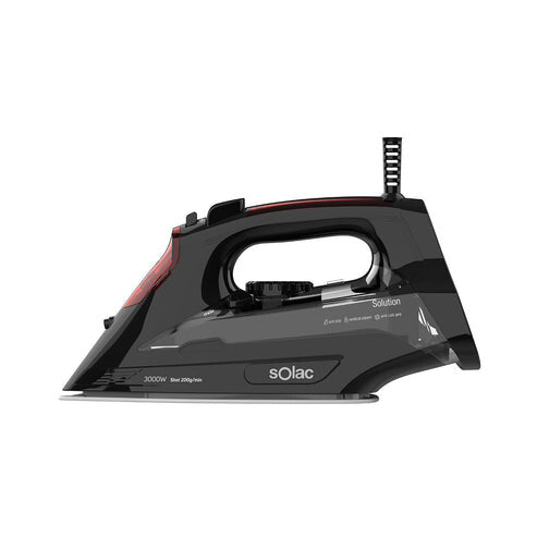 Solac Solution PV2490 Dampstrygejern Keramisk strygesål 3000 W Sort