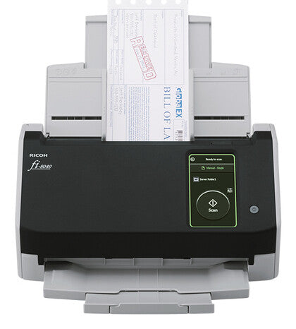 Ricoh fi-8040 ADF + manuel indføringsscanner 600 x 600 dpi A4 Sort, Grå