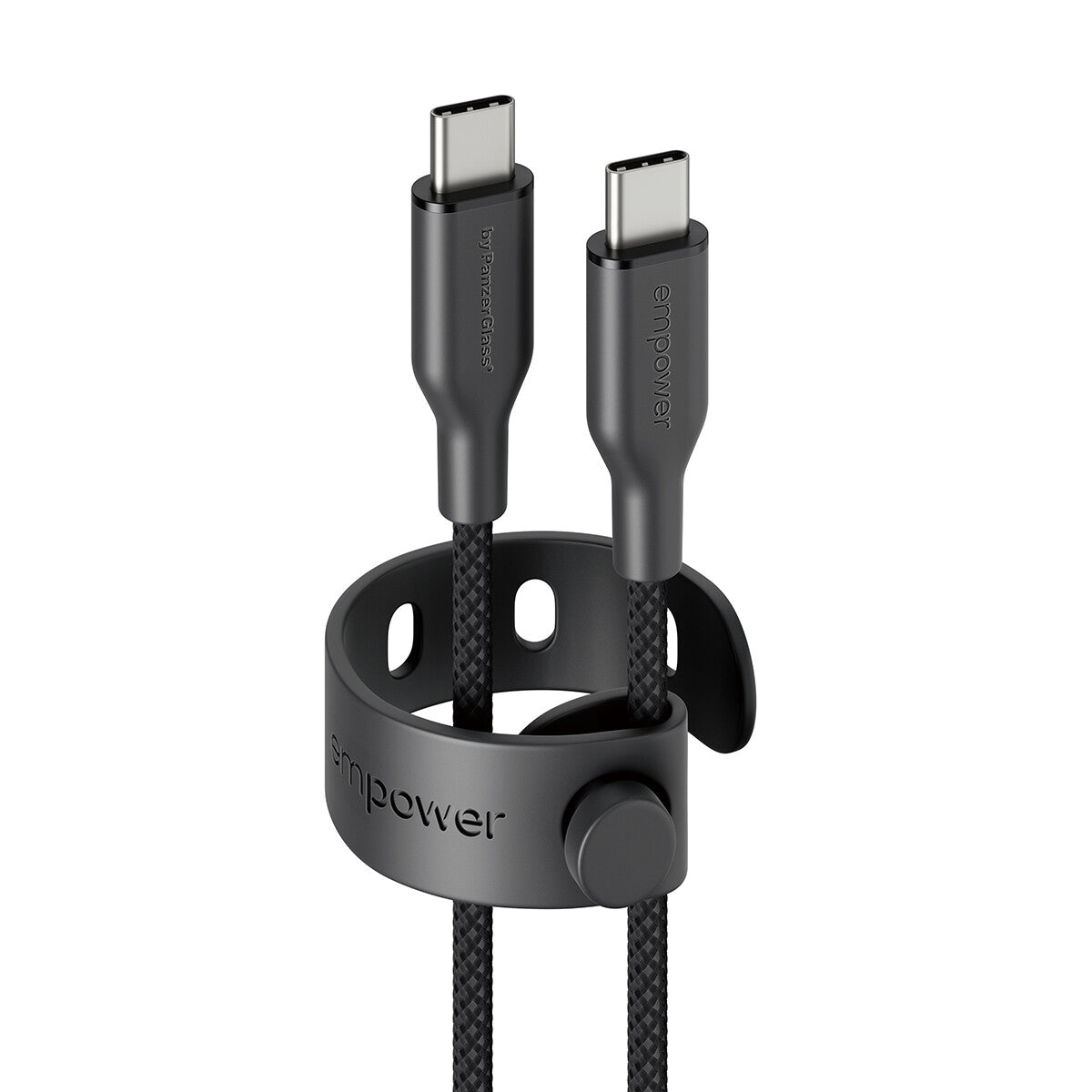 PanzerGlass empower™ by ® Racing 60W USB-C to USB-C Kabel | USB 2.0 | 1.2M | Space Black