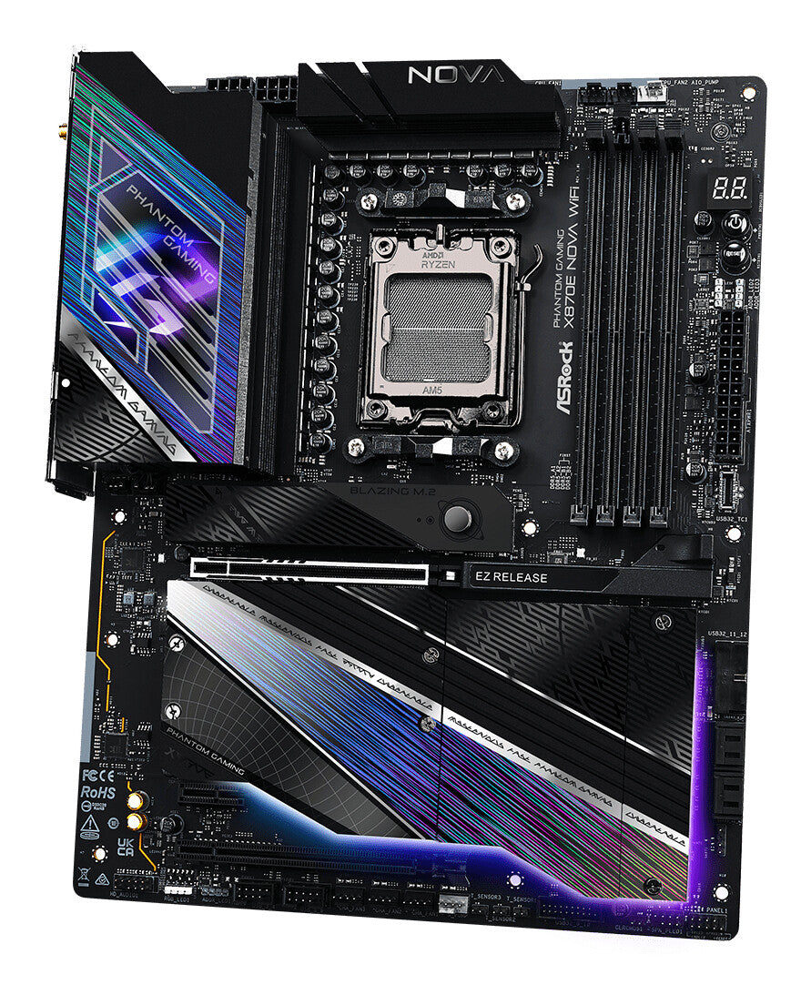 ASRock Phantom Gaming X870E NOVA WiFi ATX Socket AM5 AMD X870E