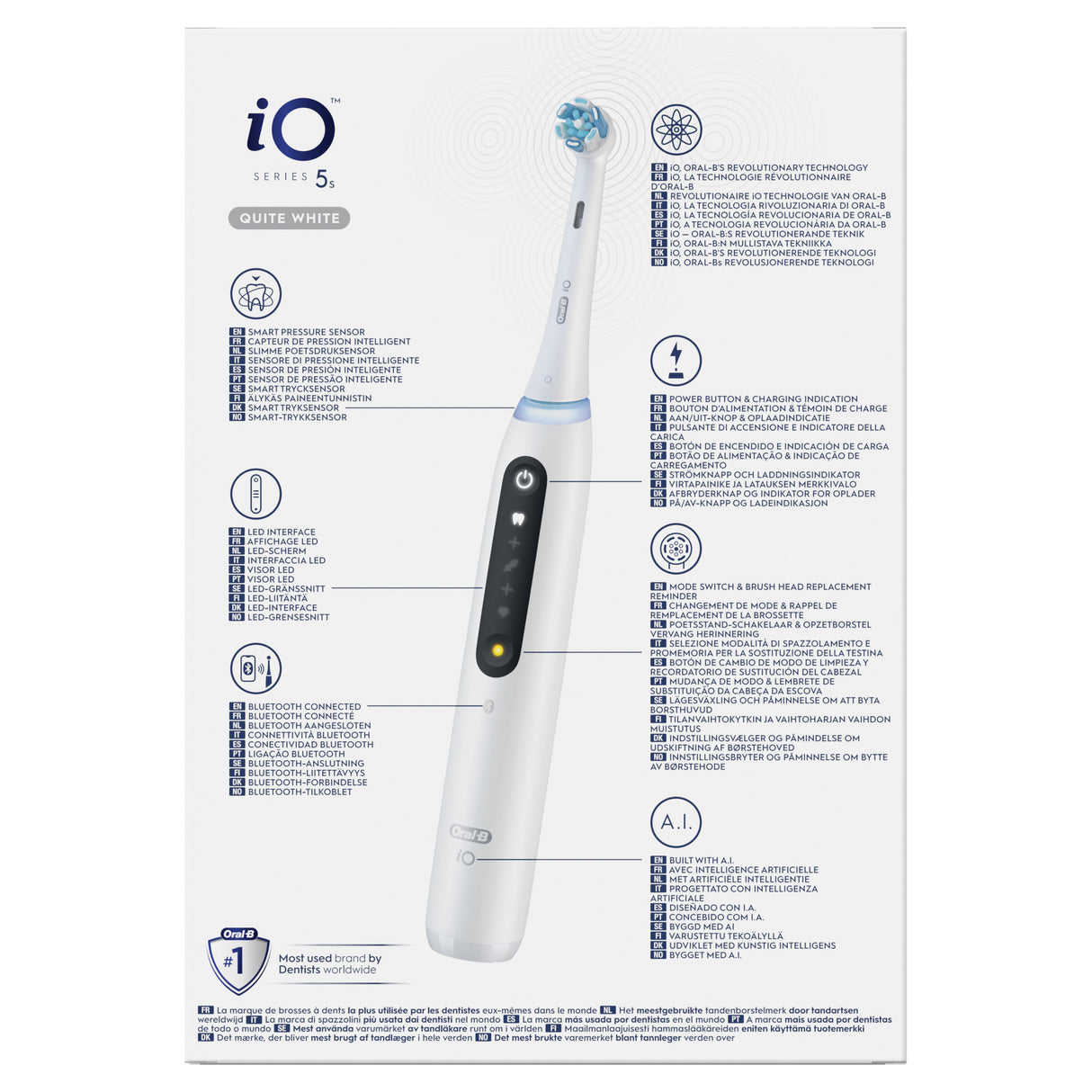 Oral-B iO5S el-tandbørste hvid