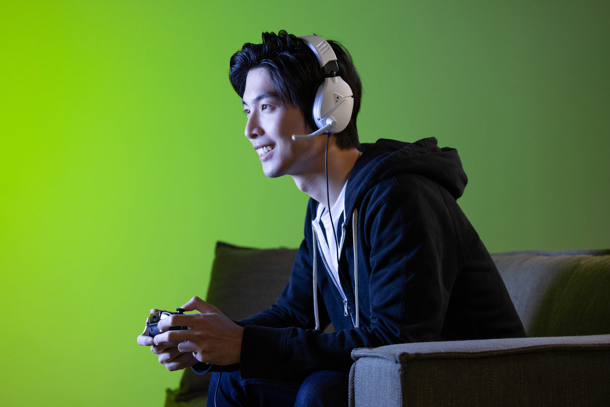 Turtle Beach Recon 70 Headset Ledningsført Spil Hvid