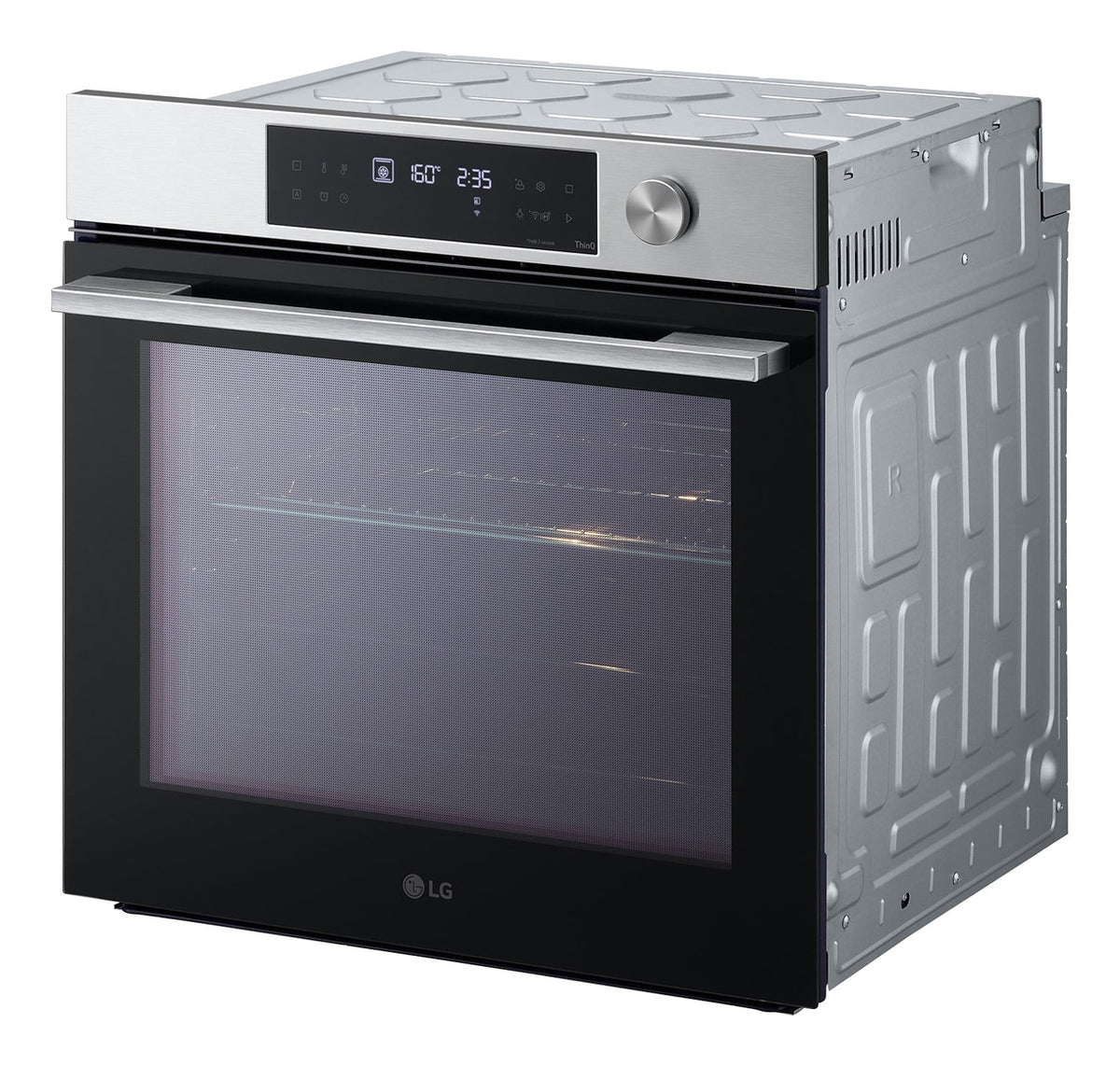 LG WSED7613S 76 L Sort, Rustfrit stål