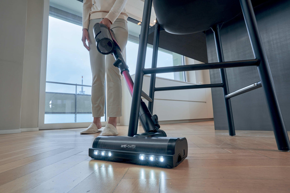 Hoover HF610HX 011 Stick vakuum Batteri Dry EPA Poseløs 0,7 L 650 W Magenta 4 At