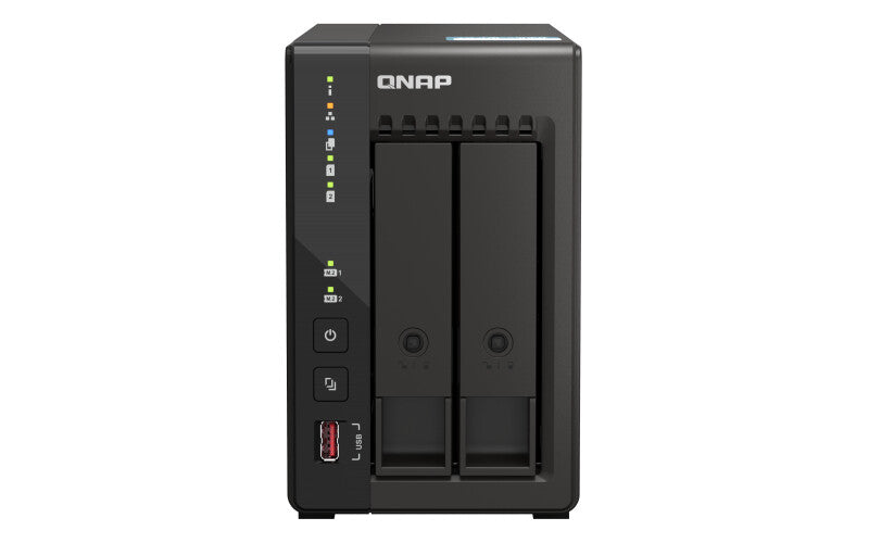 QNAP TS-253E NAS Tower Intel(R) Celeron(R) J6412 8 GB 0 TB QNAP QTS Black