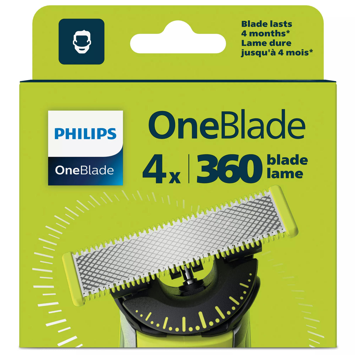 Philips Norelco OneBlade OneBlade QP440/50 360 udskiftningsskær