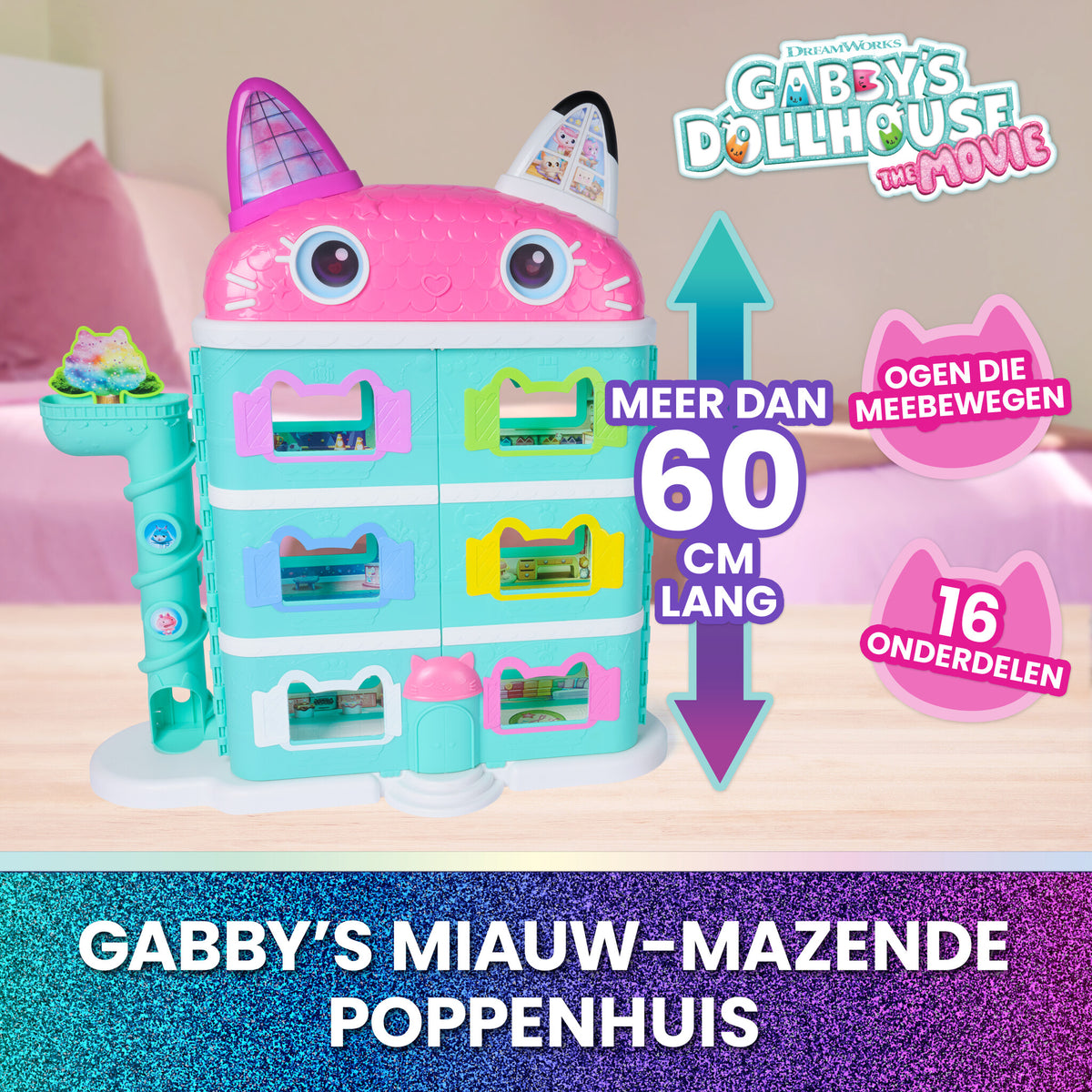 Gabby's Dollhouse GDH PYS Mvie Dollhse NonFture GML dukkehus