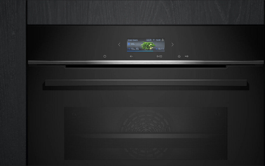 Siemens iQ700 HB774GLB1 ovn 71 L 3600 W Sort