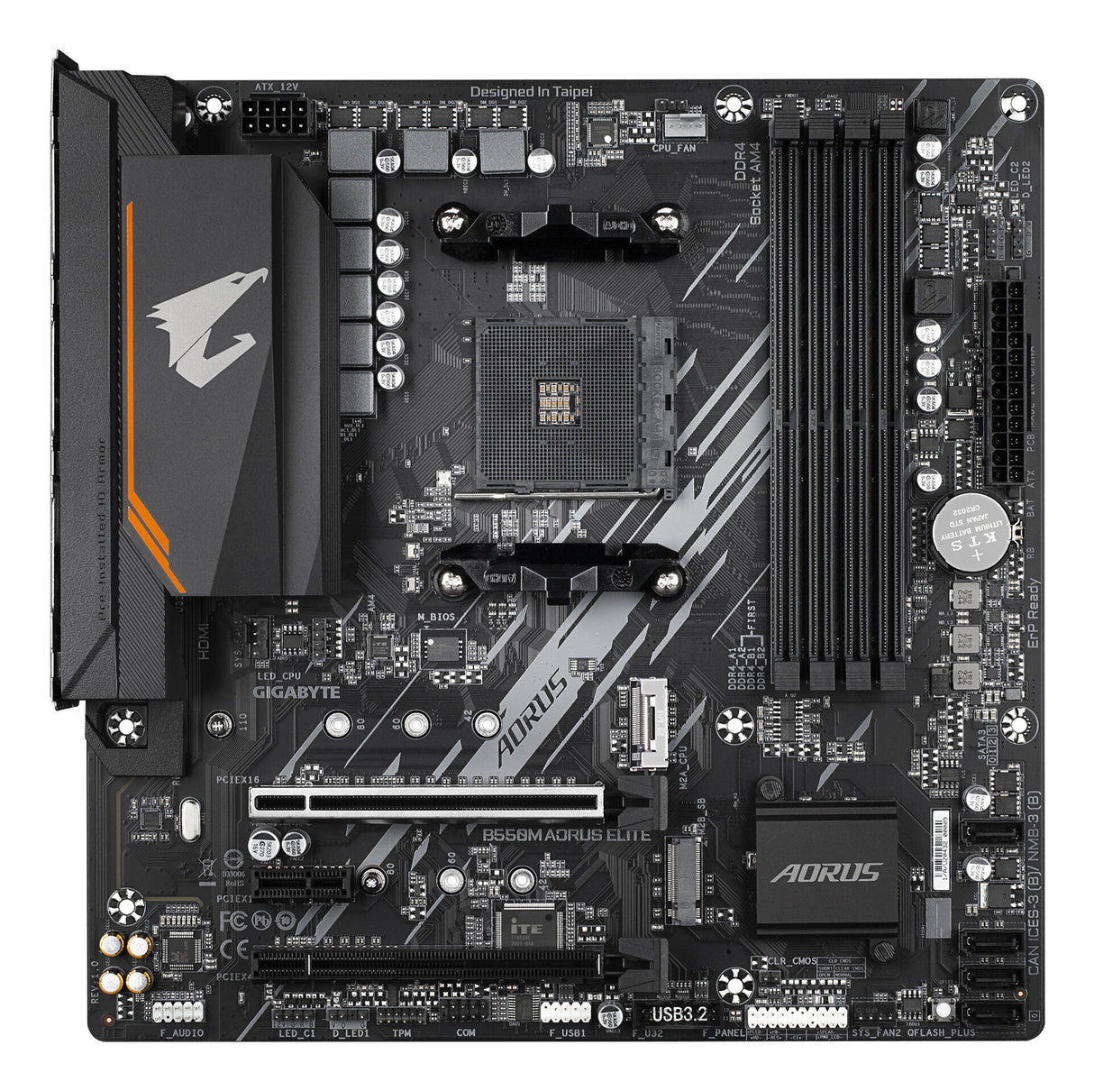 GIGABYTE B550M AORUS ELITE bundkort AMD B550 Stik AM4 micro ATX