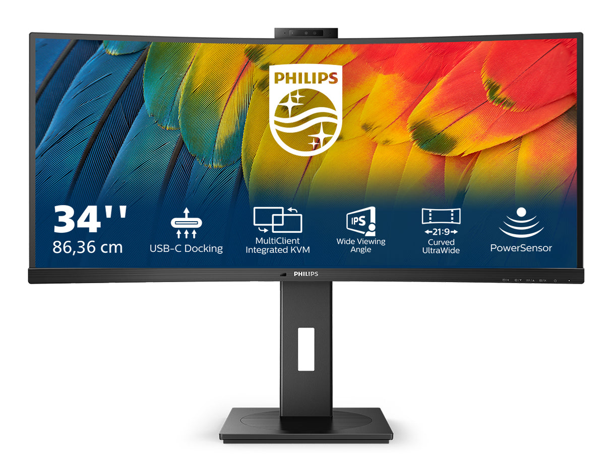 Philips 34B1U5600CH 34 VA 3440 x 1440 (UltraWide) HDMI DisplayPort USB-C 120Hz