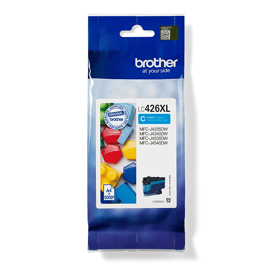 Brother LC-426XLC blækpatron 1 stk Original Højt (XL) udbytte Blå
