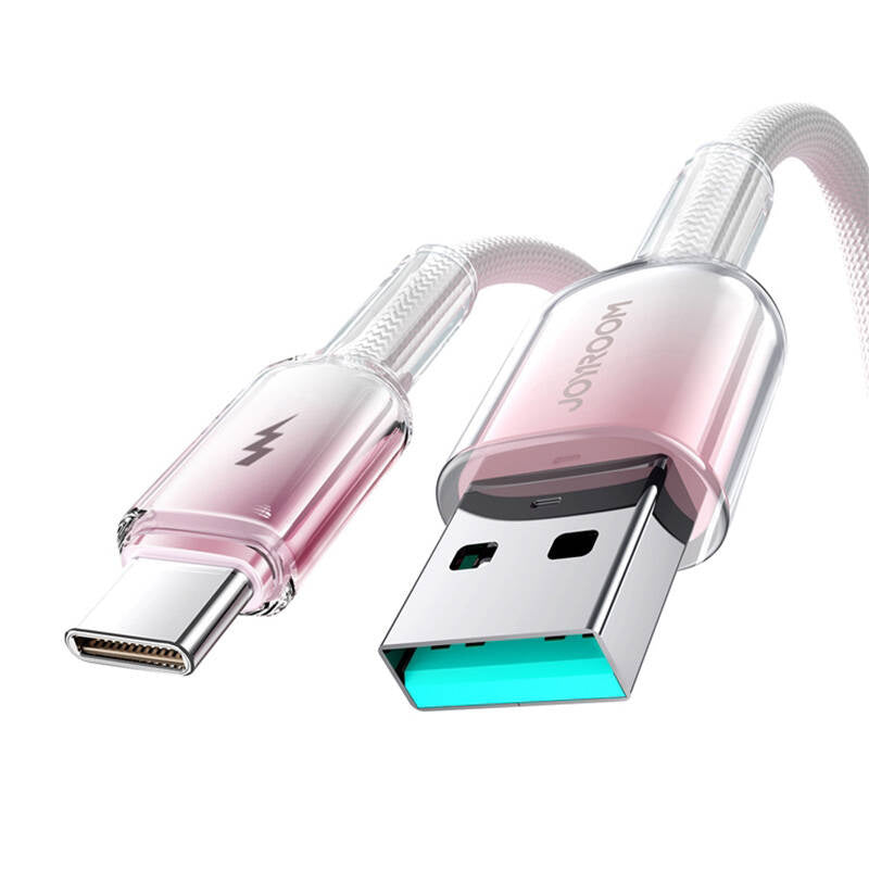 Joyroom S-A42 3A USB-A USB-C Kabel 1.2m biały