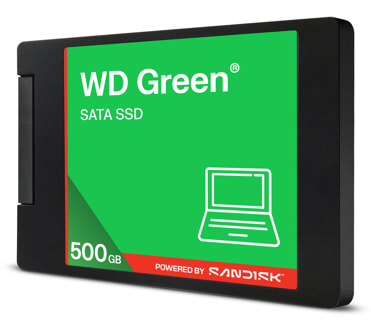 Western Digital Green WDS100T5G0A 500 GB 2.5" Serial ATA III 3D NAND