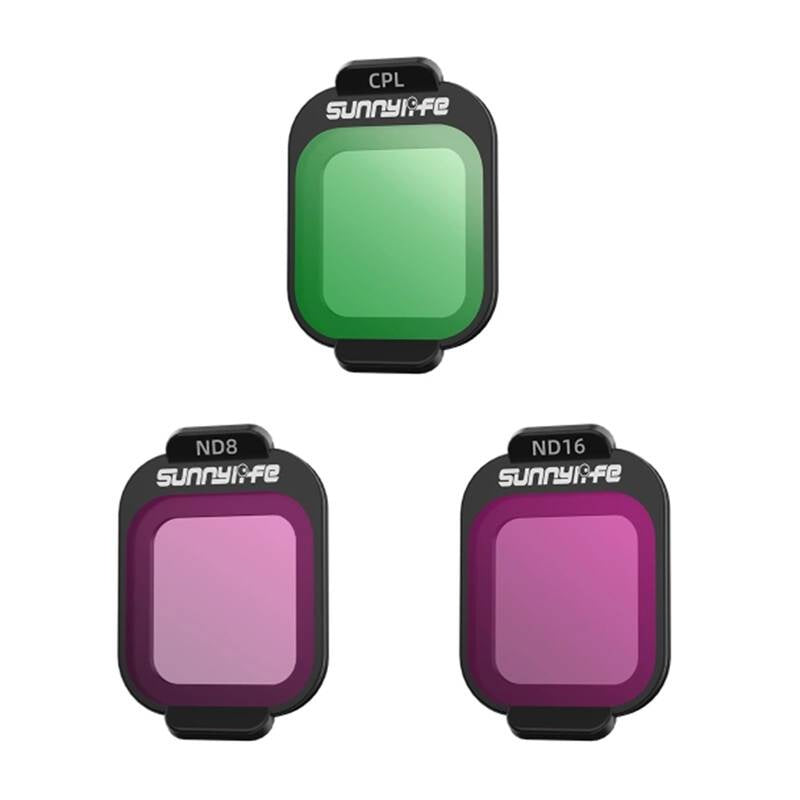 Filtry CPL, ND8, ND16 Sunnylife gør DJI Flip