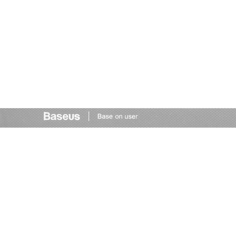 Baseus Rainbow Circle hook and loop Straps - Velcro tape Velcro cable organizer 3m gray (ACMGT-F0G)