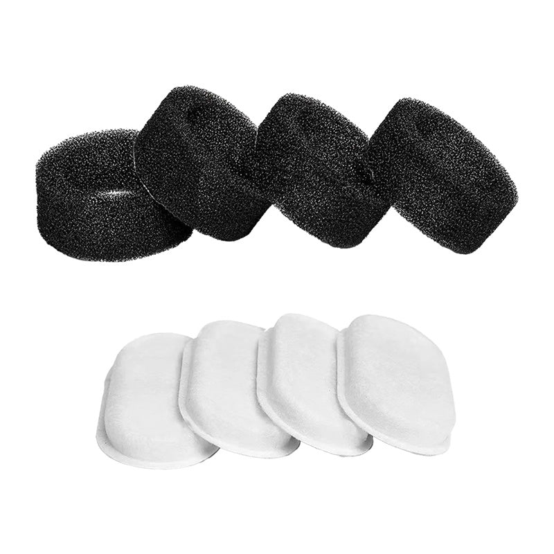 Rojeco 3.2L /2L Rustfrit stål kattevandspringfiltre 4Set