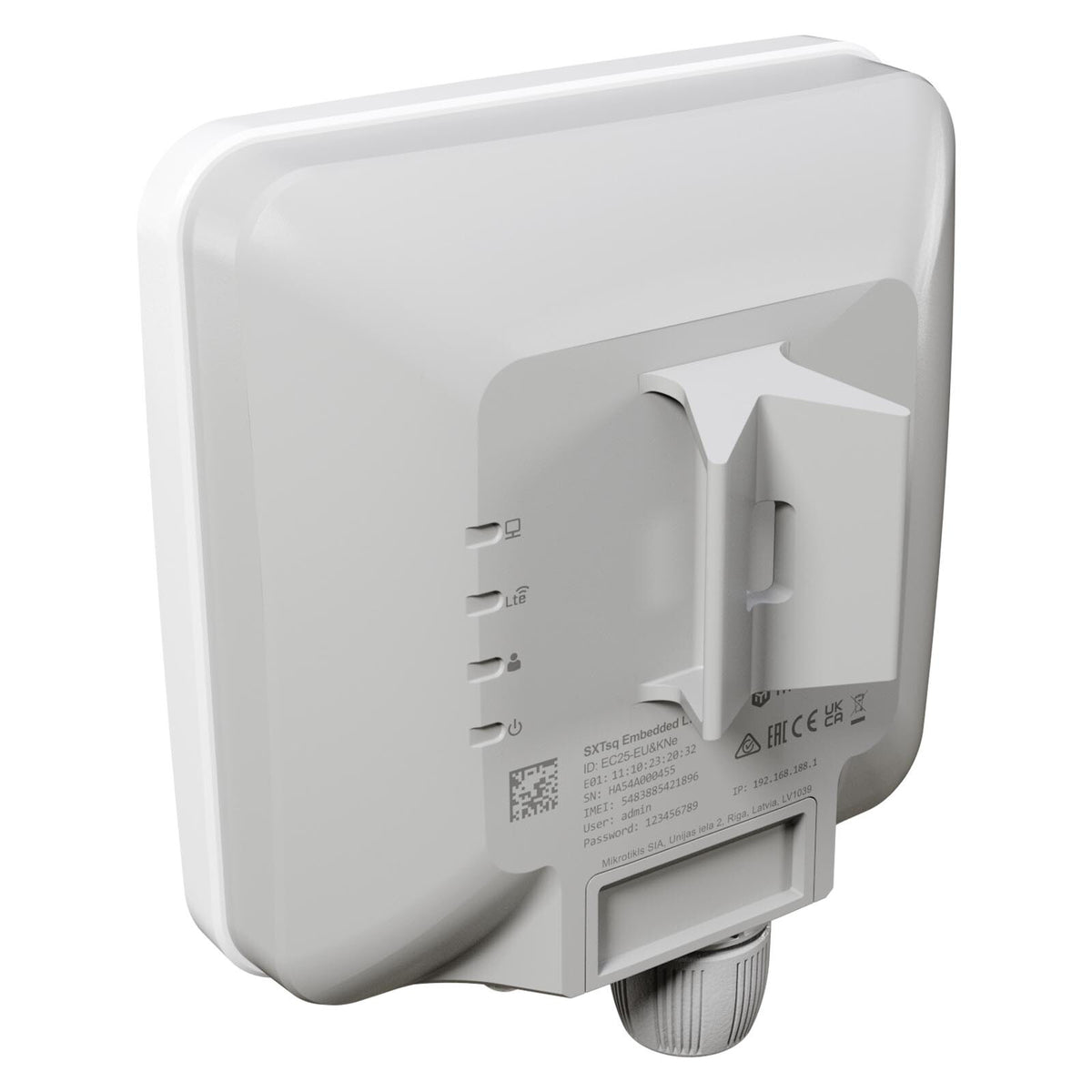 Mikrotik SXTsq Embedded LTE4 Hvid Strøm over Ethernet (PoE)