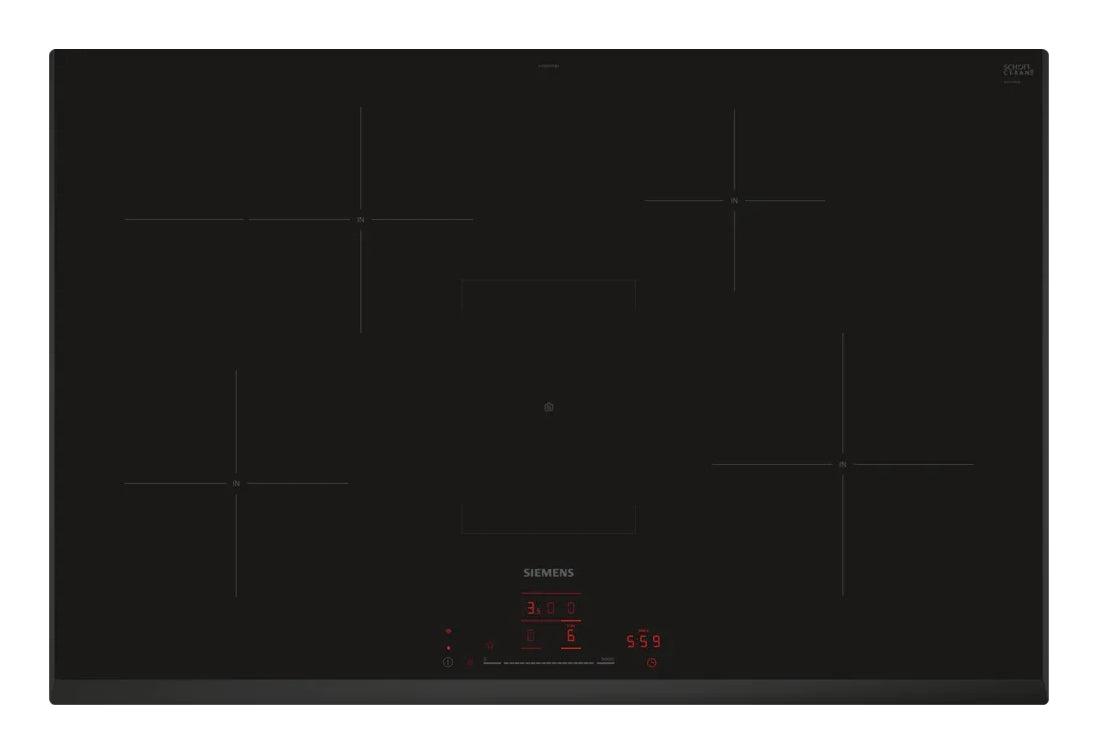 Siemens EH85KHFB1E kogeplade Sort Indbygget 80 cm Zone induktionskogeplade 4 zone(s)