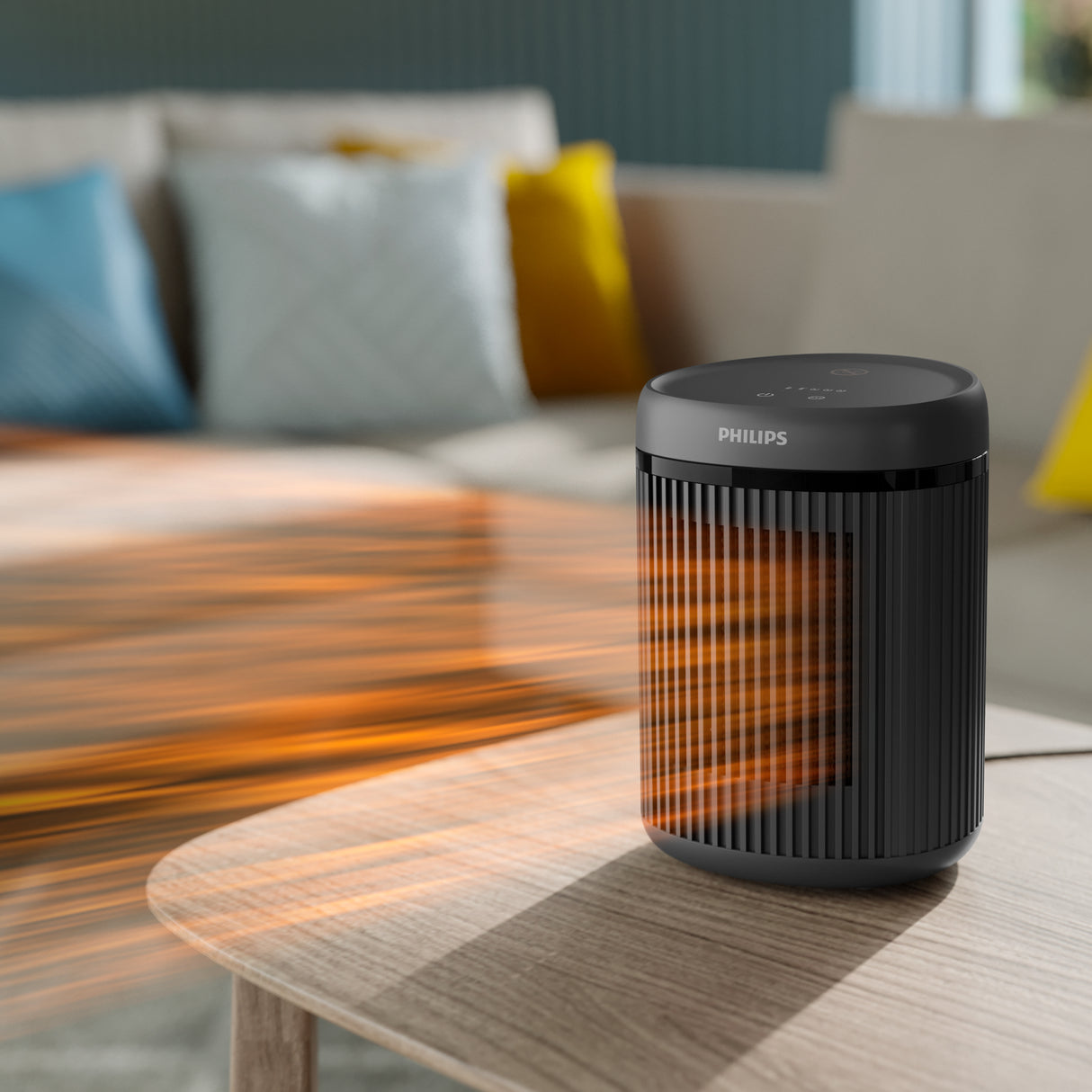 Philips 2000 series CX2120 Varmeventilator Sort