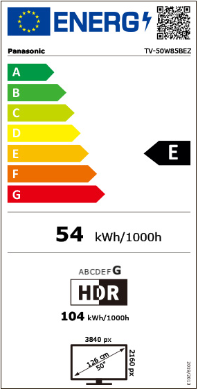 Panasonic TV-50W85BEZ 50" QLED TV