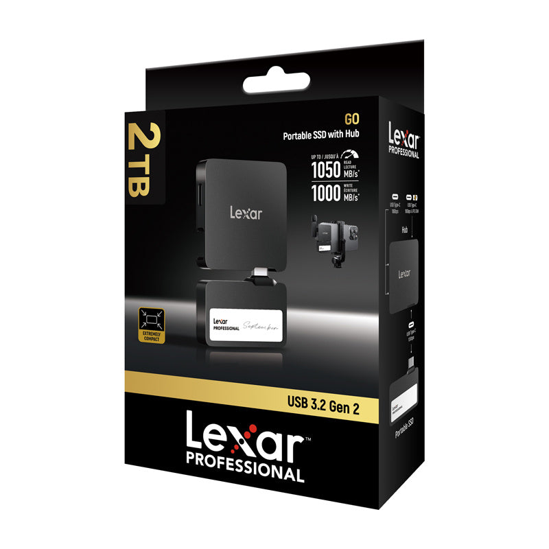 Lexar Professional SL400 2TB Portable SSD + Hub