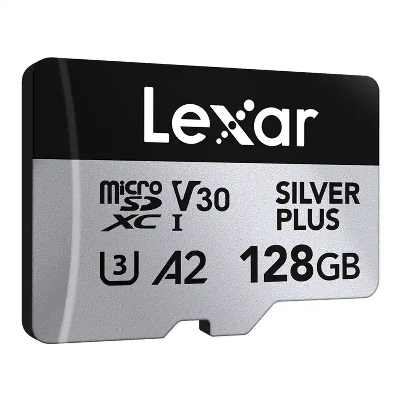 Lexar High-Performance Silver Plus microSDXC 128GB + adapter