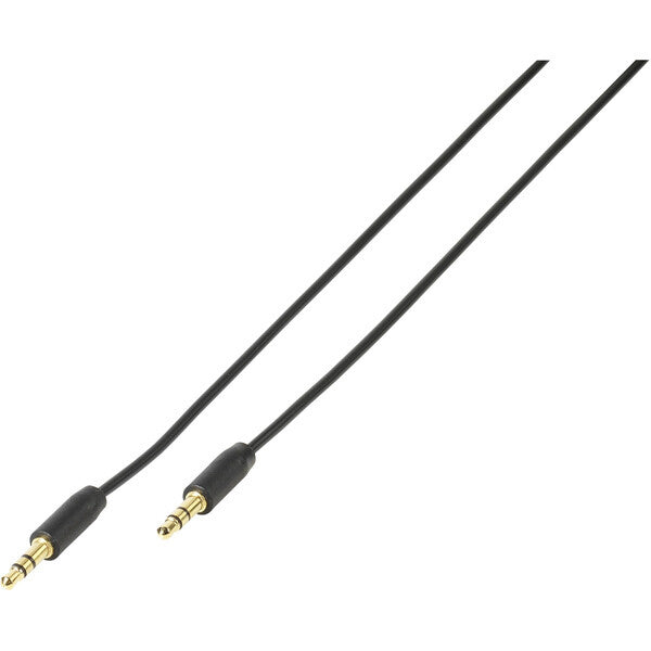 Vivanco 38767 lydkabel 1 m 3.5mm Sort