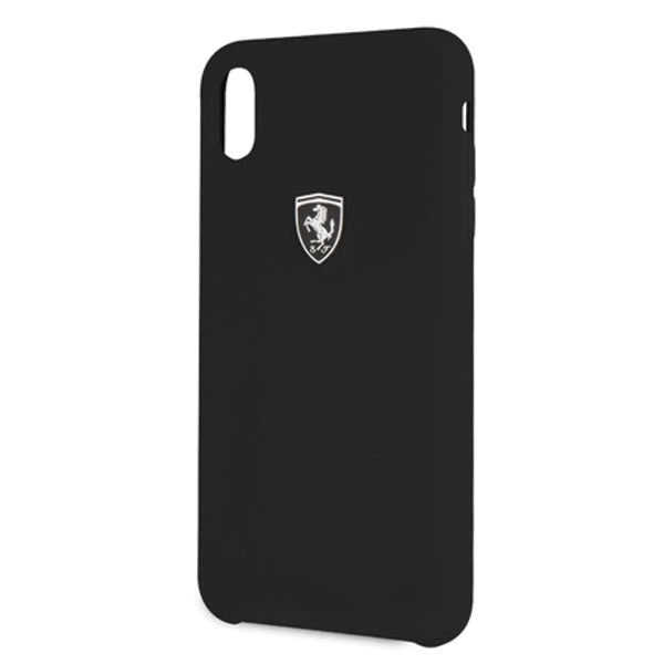 Ferrari Hardcase FEOSIHCI65BK iPhone Xs Max sort/sort Silikon Off track