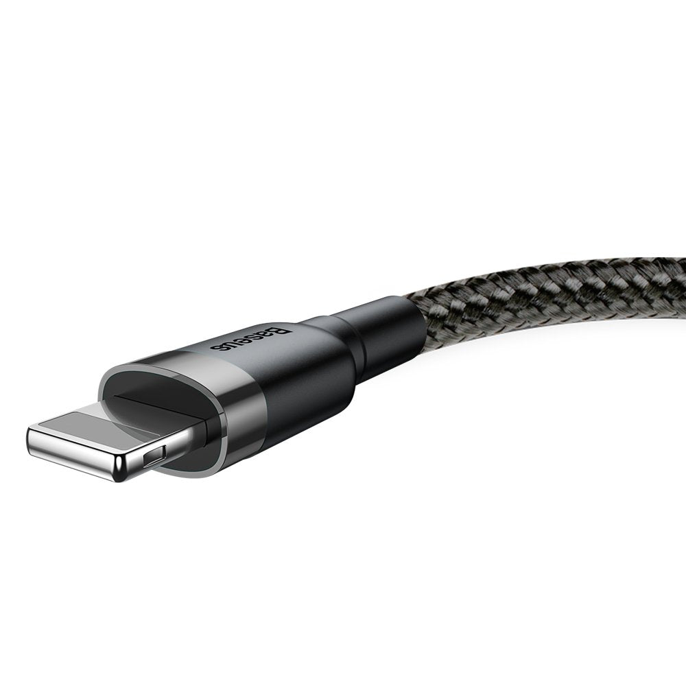 Baseus Cafule USB-A / Lightning 2A QC 3.0 kabel 3 m - sort og grå