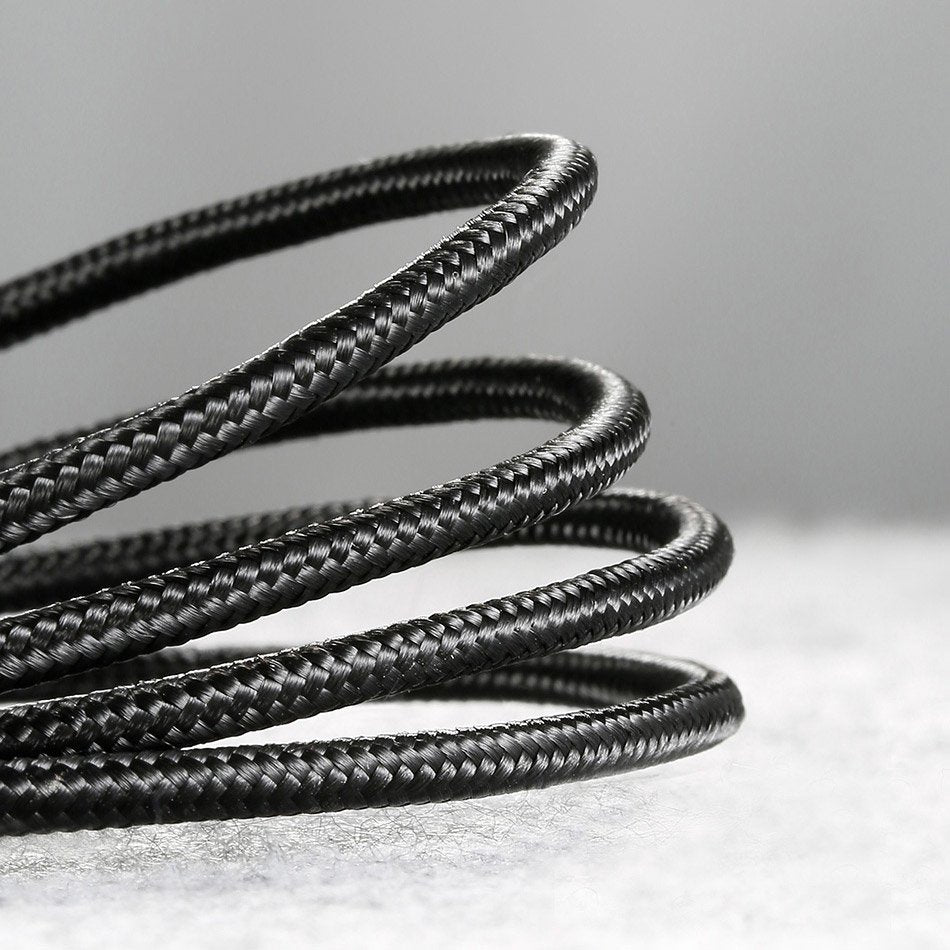 Baseus Cafule Cable holdbar nylon kabel USB / USB-C QC3.0 2A 3M rød (CATKLF-U09)