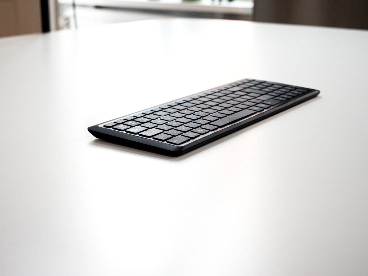 Mousetrapper Type Midi - NORDIC tastatur Hjemme/kontor USB + RF Wireless + Bluetooth QWERTY Nordisk Sort